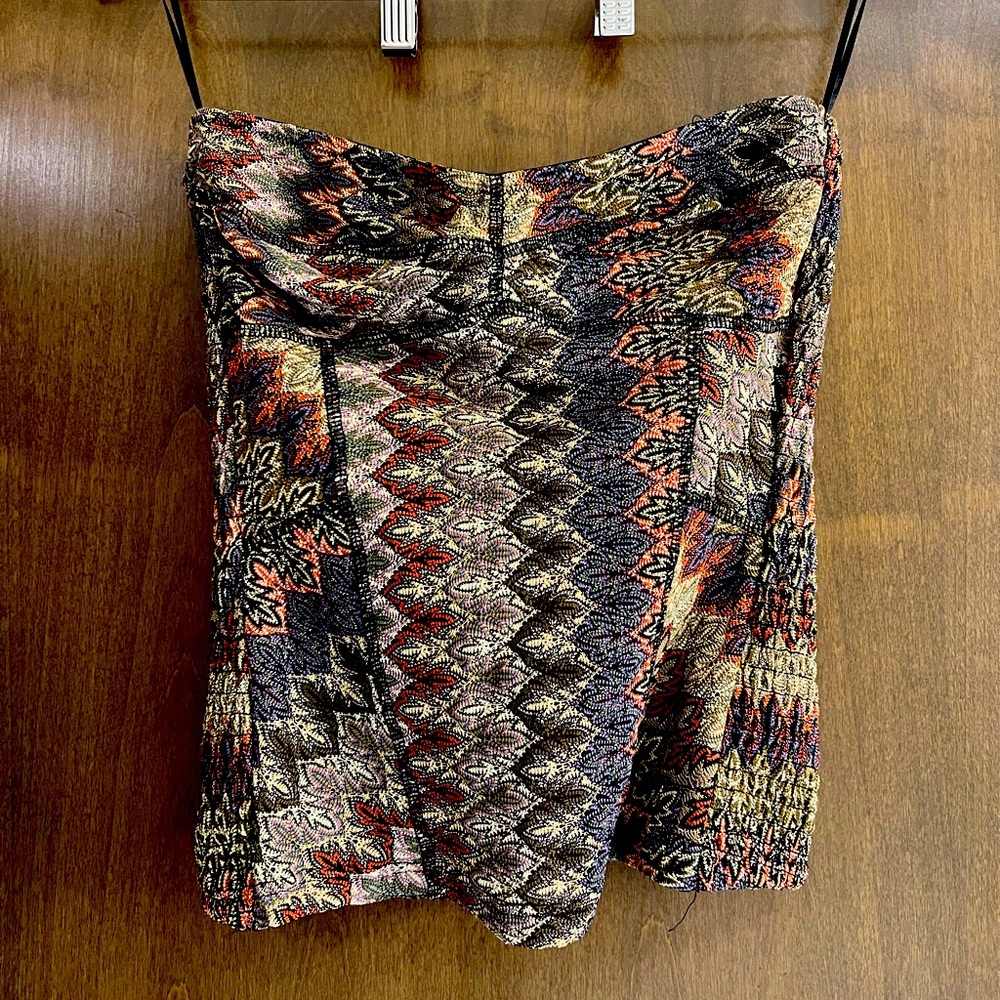 NWOT Women’s Free People Intimately Dressy Tube Top with Gold